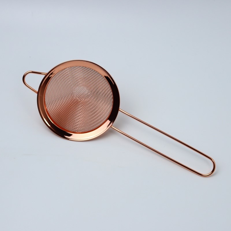 Filtru metalic electroplacat în stil european, sită conică triunghiulară