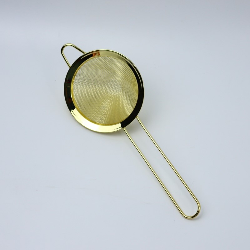 Filtru metalic electroplacat în stil european, sită conică triunghiulară