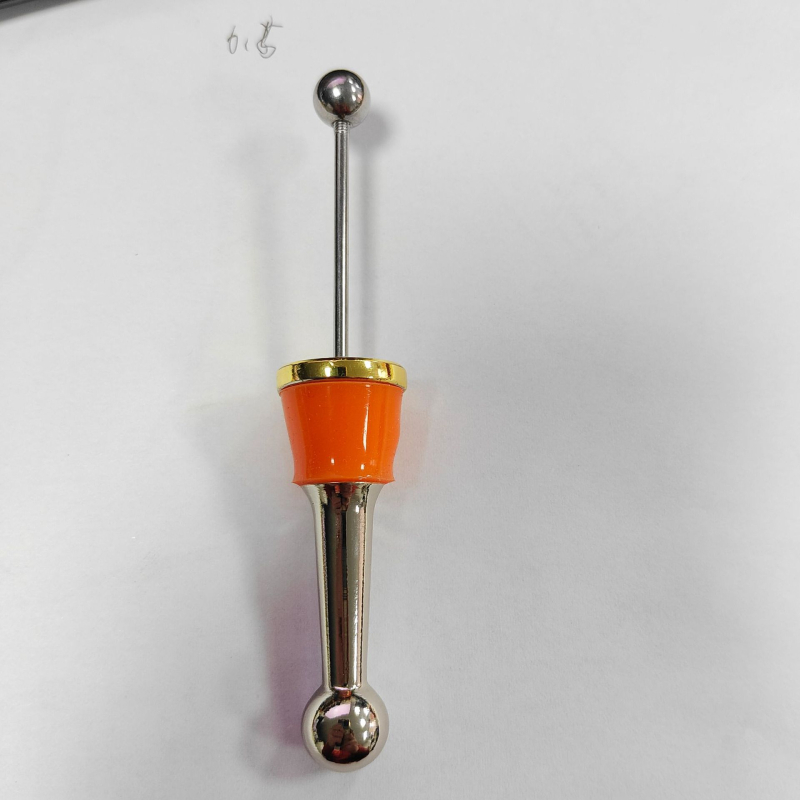 FCM DIY transfrontal pentru dopul de sticlă de vin, cu mărgele din aliaj de aluminiu, dop din silicon personalizabil