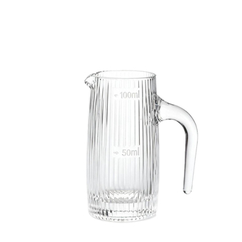Decantor din sticlă pentru băuturi, 100 ml, compact pentru uz casnic, cu marcaje de măsurare, stil nordic
