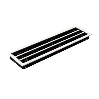 Orificiu de aer din aliaj de aluminiu, în formă de gheară, pentru climatizare centrală, bandă decorativă liniară cu margine îmbrăcată, personalizabil