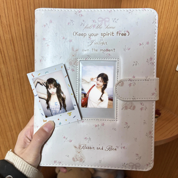 Album foto Polaroid, capacitate mare, pagini pentru inserții, formatul A5, dosar cu foi detașabile