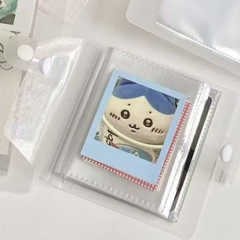 Album de depozitare pentru bandă de pleoape duble, 3 inch, stil INS, mini album Polaroid cu pagini fixe