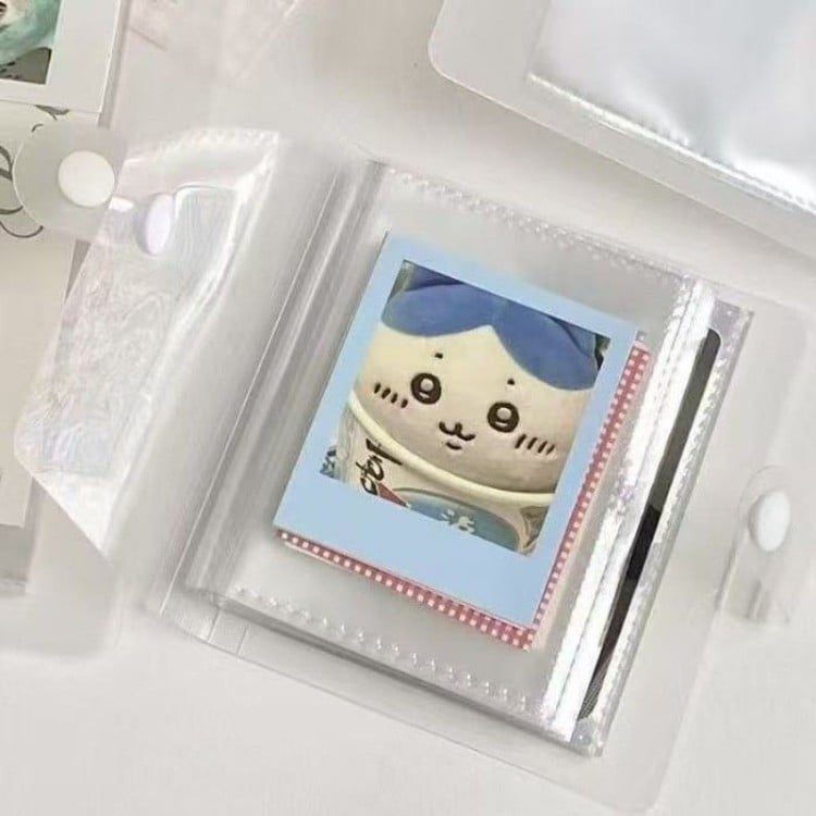 Album de depozitare pentru bandă de pleoape duble, 3 inch, stil INS, mini album Polaroid cu pagini fixe
