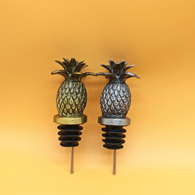 Dop de vin din aliaj de zinc, în formă de ananas – dop ananas pentru vin roșu