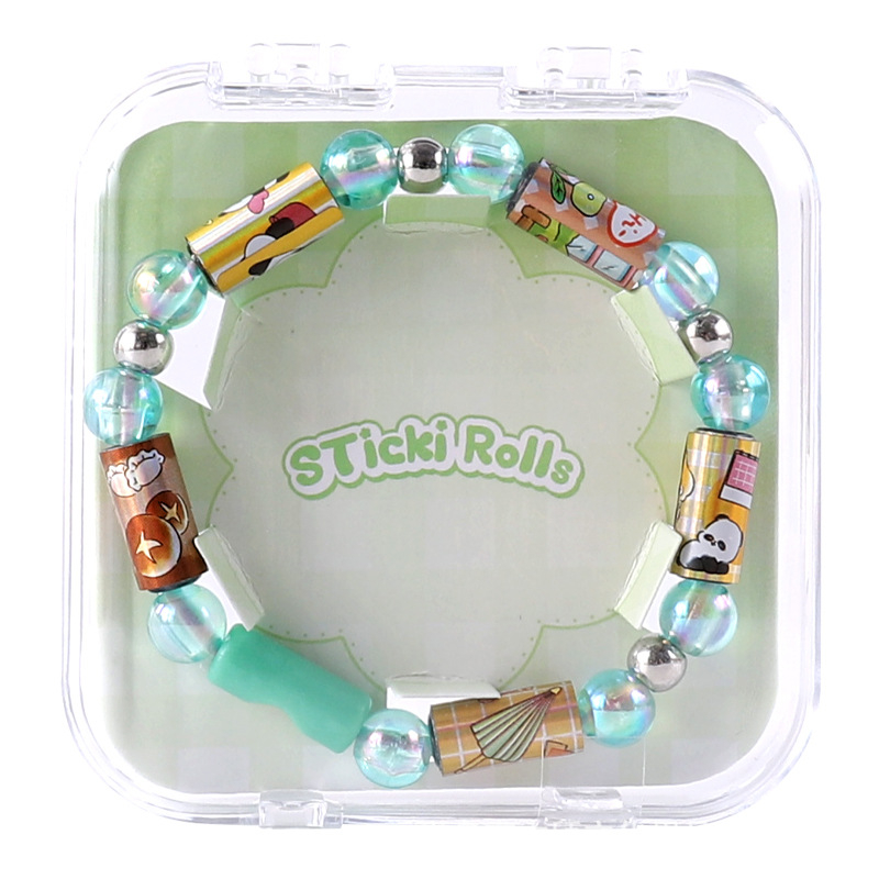 Kit DIY pentru brățări cu etichete adezive — realizarea brățărilor și jurnal, cadou de birou și joc educativ