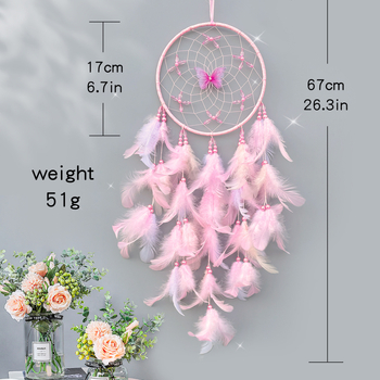 Dreamcatcher artizanal cu clopot de vânt – decor pentru cameră, aspect premium, cadou creativ pentru iubită