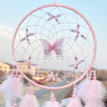 Dreamcatcher artizanal cu clopot de vânt – decor pentru cameră, aspect premium, cadou creativ pentru iubită