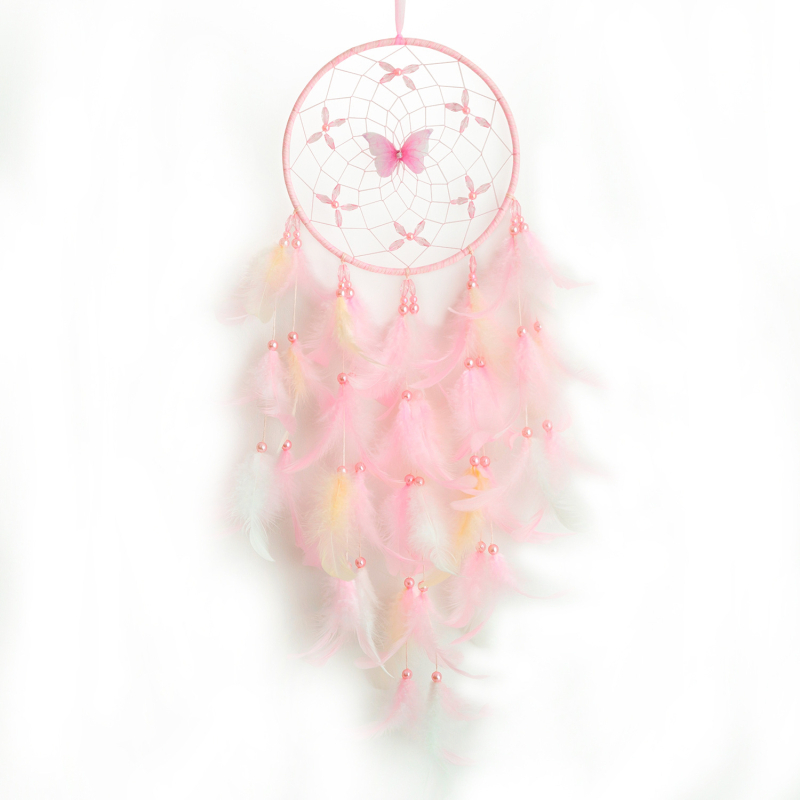 Dreamcatcher artizanal cu clopot de vânt – decor pentru cameră, aspect premium, cadou creativ pentru iubită