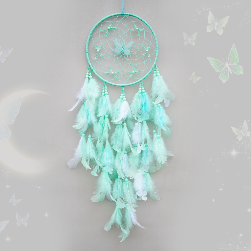 Dreamcatcher artizanal cu clopot de vânt – decor pentru cameră, aspect premium, cadou creativ pentru iubită