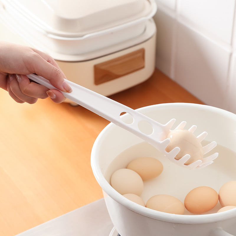 Lingură pentru paste cu dinți multipli, strecurătoare cu găuri multiple, separator de albuș, ustensilă de bucătărie pentru uz casnic, rezistentă la temperaturi