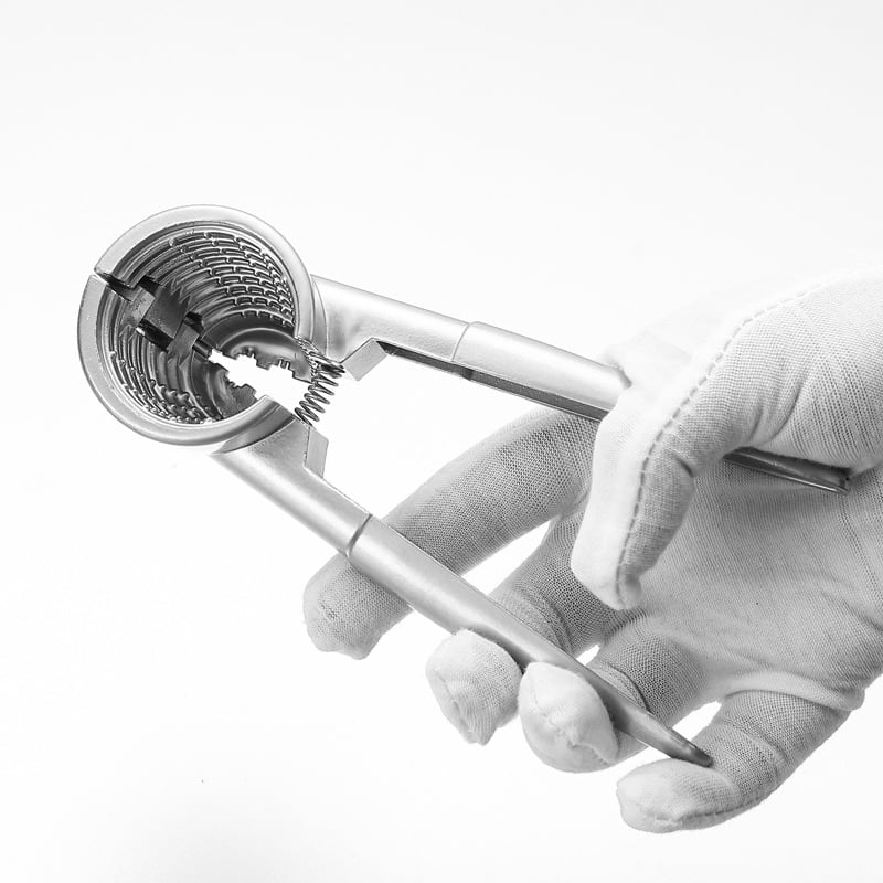 Clește multifuncțional pentru nuci cu decojarea cojilor, pâlnie și unealtă pentru nuci, aliaj de aluminiu