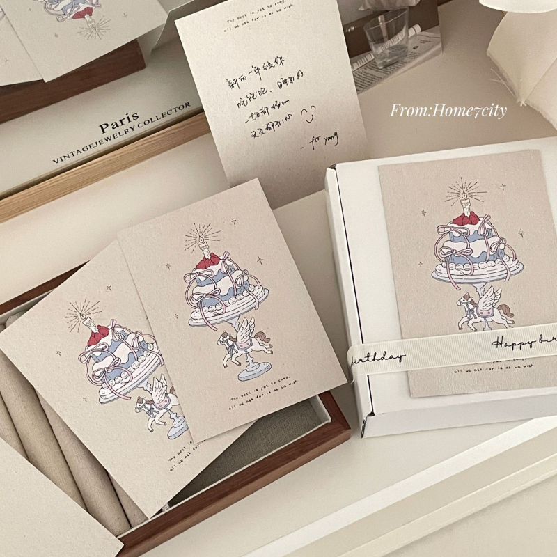 Carte de felicitare cu Pegasus pentru tort, în stil Instagram, cu mesaj, card cadou, decor floral, felicitare sărbătoritoare