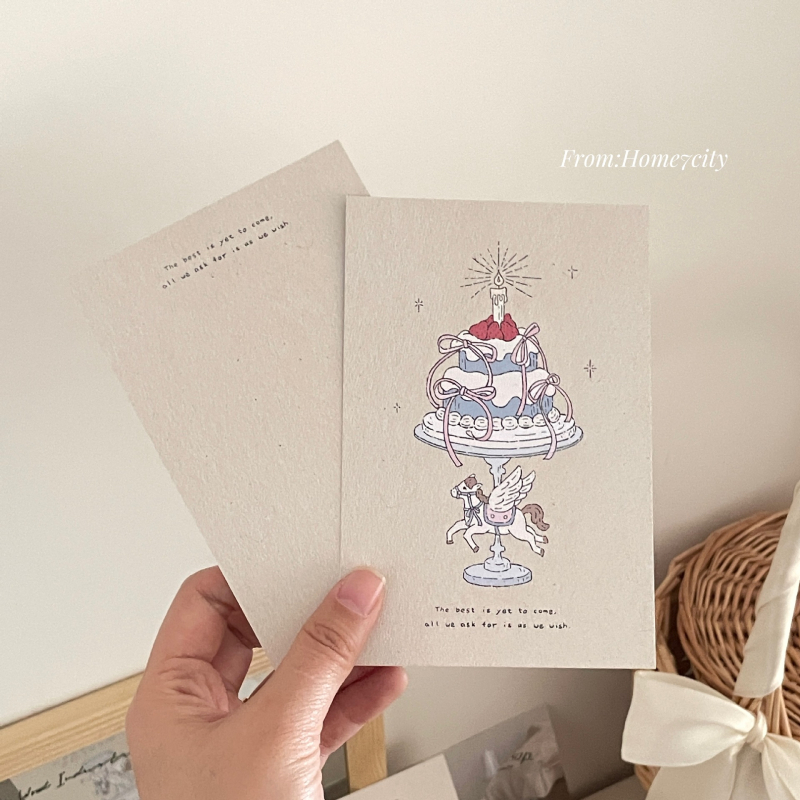 Carte de felicitare cu Pegasus pentru tort, în stil Instagram, cu mesaj, card cadou, decor floral, felicitare sărbătoritoare