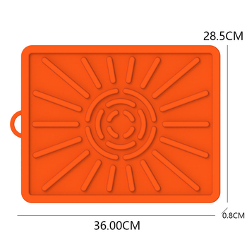 Covoraș din silicon pentru drenajul uleiului la uneltele de grătar, covoraș pentru suportul lateral din silicon și covoraș protector din silicon pentru tăvi de copt cu drenaj de ulei