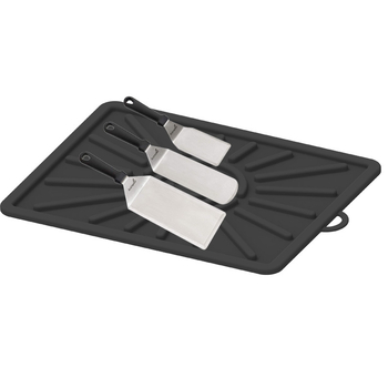 Covoraș din silicon pentru drenajul uleiului la uneltele de grătar, covoraș pentru suportul lateral din silicon și covoraș protector din silicon pentru tăvi de copt cu drenaj de ulei