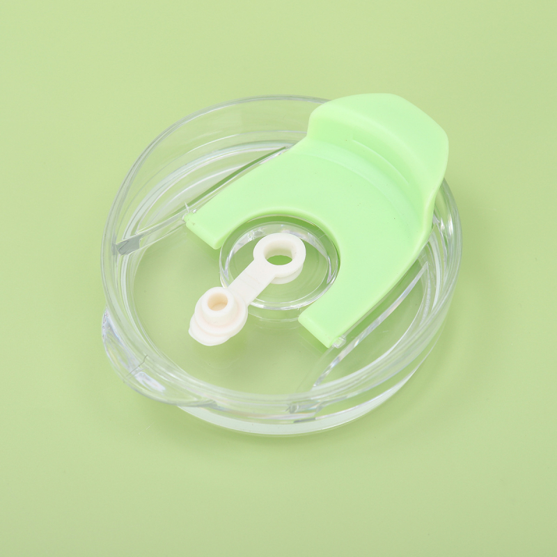 Capac pentru pahar de mașină 40 oz, a treia generație, din plastic transparent, etanș, cu pai rabatabil