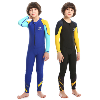 Costum de baie întreg pentru copii, protecție UV, mâneci lungi, uscare rapidă