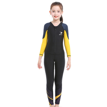 Costum de baie întreg pentru copii, protecție UV, mâneci lungi, uscare rapidă