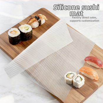 Covoraș din silicon pentru sushi, pentru uz casnic, covoraș antiaderent pentru rulare sushi, instrument pentru prepararea sushi cu alge, bile de orez și sushi cu anghilă