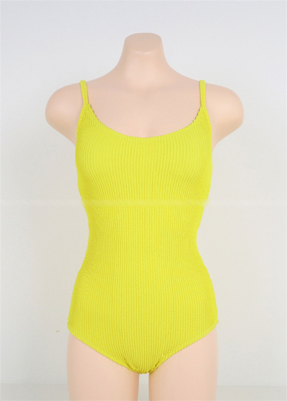 Noul costum de baie intreg pentru femei, culoare uni, push-up, bretele, stil slim sexy, pentru spa și vacanțe la stațiune