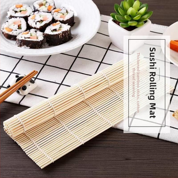 Sada podložiek na sushi pre domáce použitie, kompletná bambusová rolovacia podložka a nástroje na nori