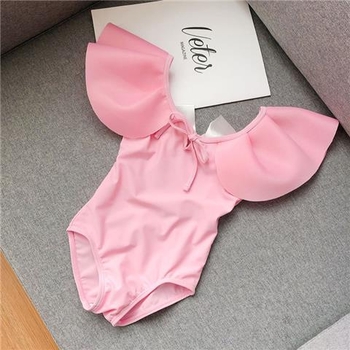 Costum de baie bikini pentru fetițe, uscare rapidă, fără bretele, 2–8 ani.
