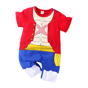 Kids Tales salopetă din bumbac, cu imprimeu animat, pentru vară, outfit unic pentru bebeluși și copii mici