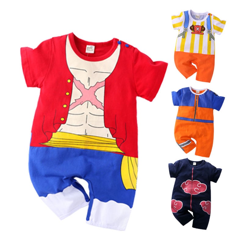 Kids Tales salopetă din bumbac, cu imprimeu animat, pentru vară, outfit unic pentru bebeluși și copii mici