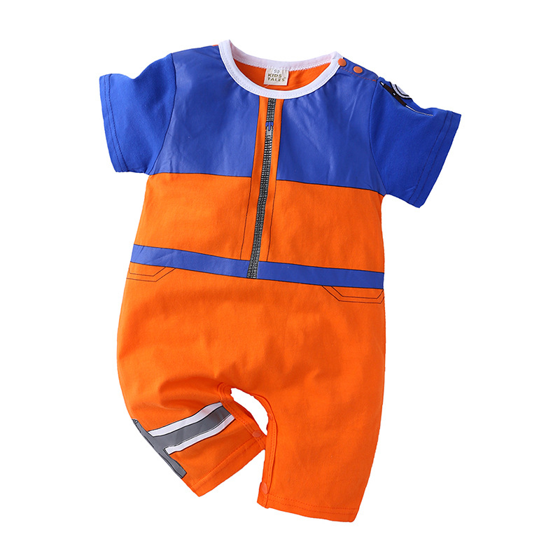 Kids Tales salopetă din bumbac, cu imprimeu animat, pentru vară, outfit unic pentru bebeluși și copii mici
