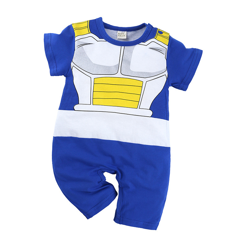 Kids Tales salopetă din bumbac, cu imprimeu animat, pentru vară, outfit unic pentru bebeluși și copii mici