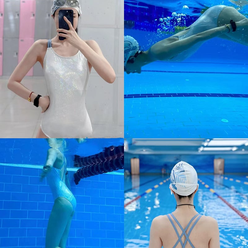 Costum de baie întreg cu top triunghiular pentru femei, competiții profesionale și antrenament, sexy, costum de baie premium pentru piscină cu ape termale