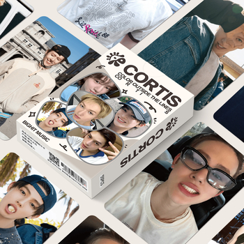 55 carduri Cortis Laser Mini – Vedete selfie ale grupului K-Pop, carduri Lomography pentru colecție