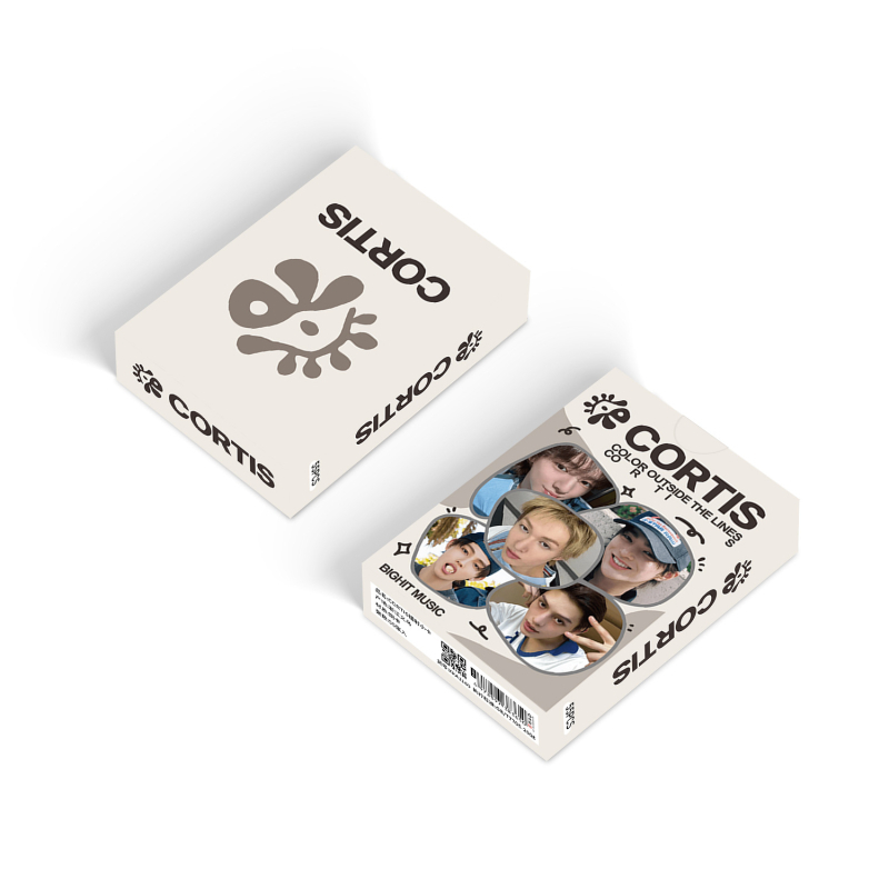 55 carduri Cortis Laser Mini – Vedete selfie ale grupului K-Pop, carduri Lomography pentru colecție
