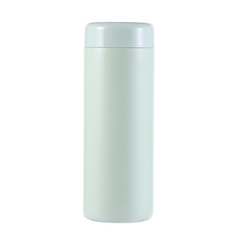 Căniță termoizolantă minimalistă de 350 ml, interior 316 oțel inoxidabil, exterior 304 oțel inoxidabil, cu infuzor de ceai, portabilă, gravură laser disponibilă