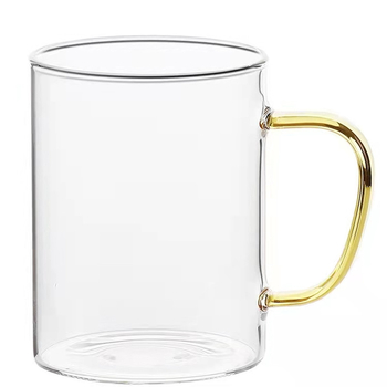 Pahar din sticlă borosilicată cu mâner, capacitate mare, pentru ceai și bere, rezistent la temperaturi înalte, pentru uz casnic