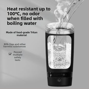 Cana de amestecare Tritan, 600 ml, reîncărcabilă, electrică – amestec automat pentru cafea