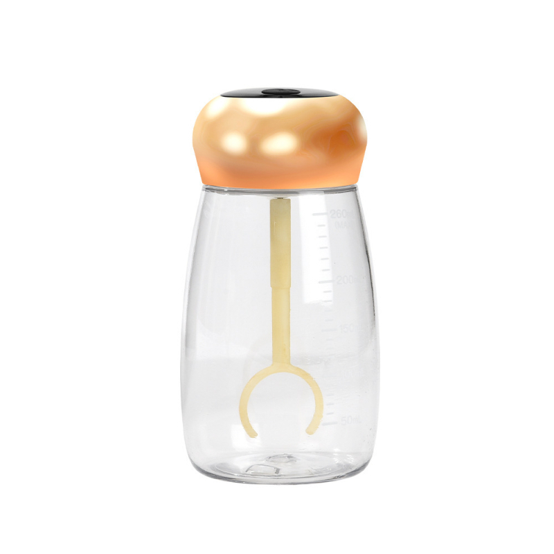 Mini shaker pentru proteine cu afișaj de temperatură, Tritan alimentar, recipient reîncărcabil pentru pudră de lapte