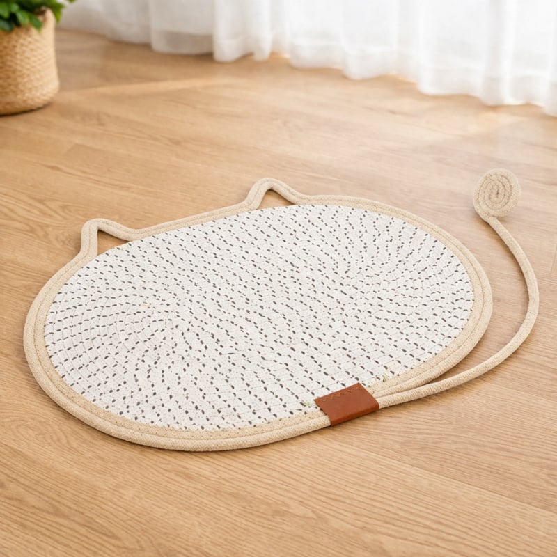 Tablă și pat pentru pisici, pentru zgâriat, toate anotimpurile, lavabil, fără scăpare de păr, rezistent la uzură, covoraș de zgâriere, pat de vară pentru pisici