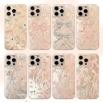 Dopamine husă TPU cu fundă colorată pentru iPhone 14 Pro Max, IMD cu fir de pene