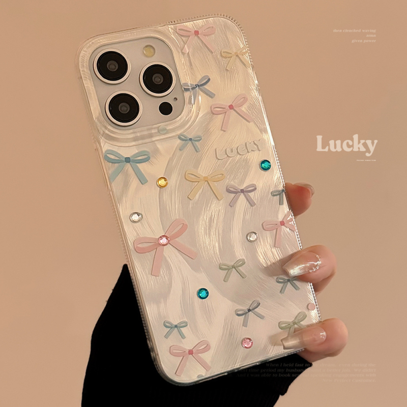 Dopamine husă TPU cu fundă colorată pentru iPhone 14 Pro Max, IMD cu fir de pene