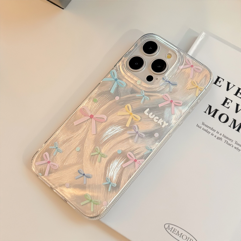 Dopamine husă TPU cu fundă colorată pentru iPhone 14 Pro Max, IMD cu fir de pene