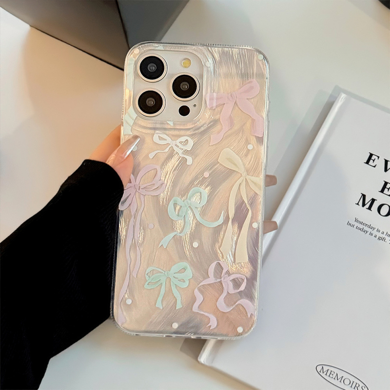 Dopamine husă TPU cu fundă colorată pentru iPhone 14 Pro Max, IMD cu fir de pene