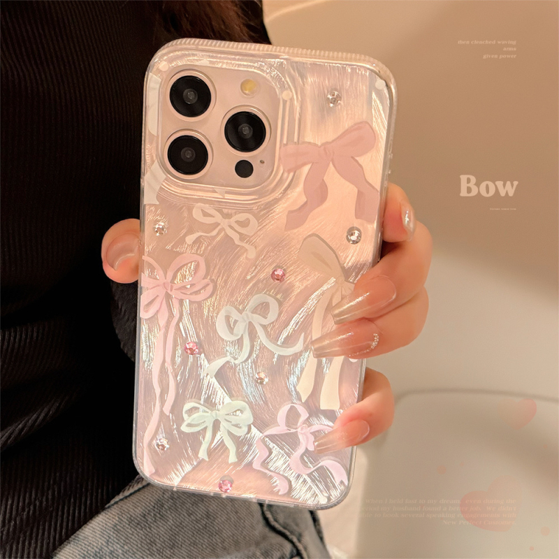 Dopamine husă TPU cu fundă colorată pentru iPhone 14 Pro Max, IMD cu fir de pene