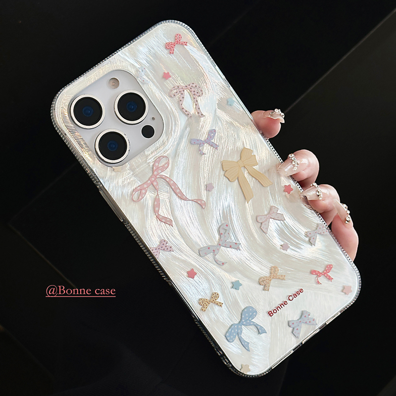 Dopamine husă TPU cu fundă colorată pentru iPhone 14 Pro Max, IMD cu fir de pene