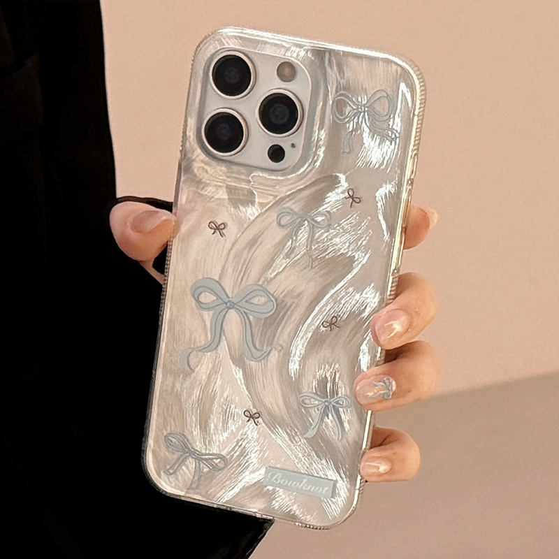 Dopamine husă TPU cu fundă colorată pentru iPhone 14 Pro Max, IMD cu fir de pene