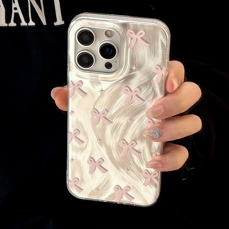 Dopamine husă TPU cu fundă colorată pentru iPhone 14 Pro Max, IMD cu fir de pene