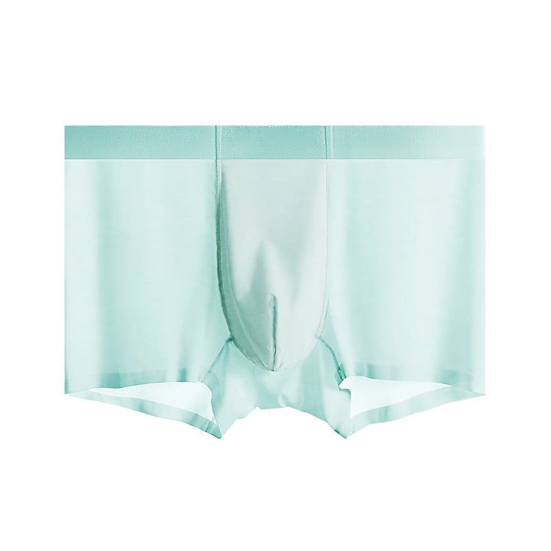 Boxer briefs pentru bărbați, fără cusături, din ice-silk, respirabile, antibacteriene, uscare rapidă, vară, 7A