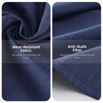 Set uniform de lucru pentru electricieni, vară, anti-static, îmbrăcăminte de protecție durabilă.
