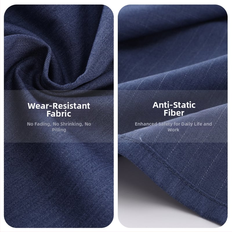 Set uniform de lucru pentru electricieni, vară, anti-static, îmbrăcăminte de protecție durabilă.